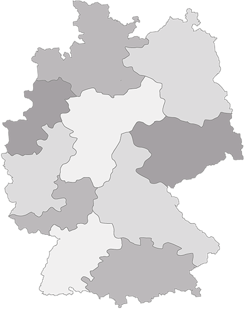 PLZ Bereiche in Deutschland